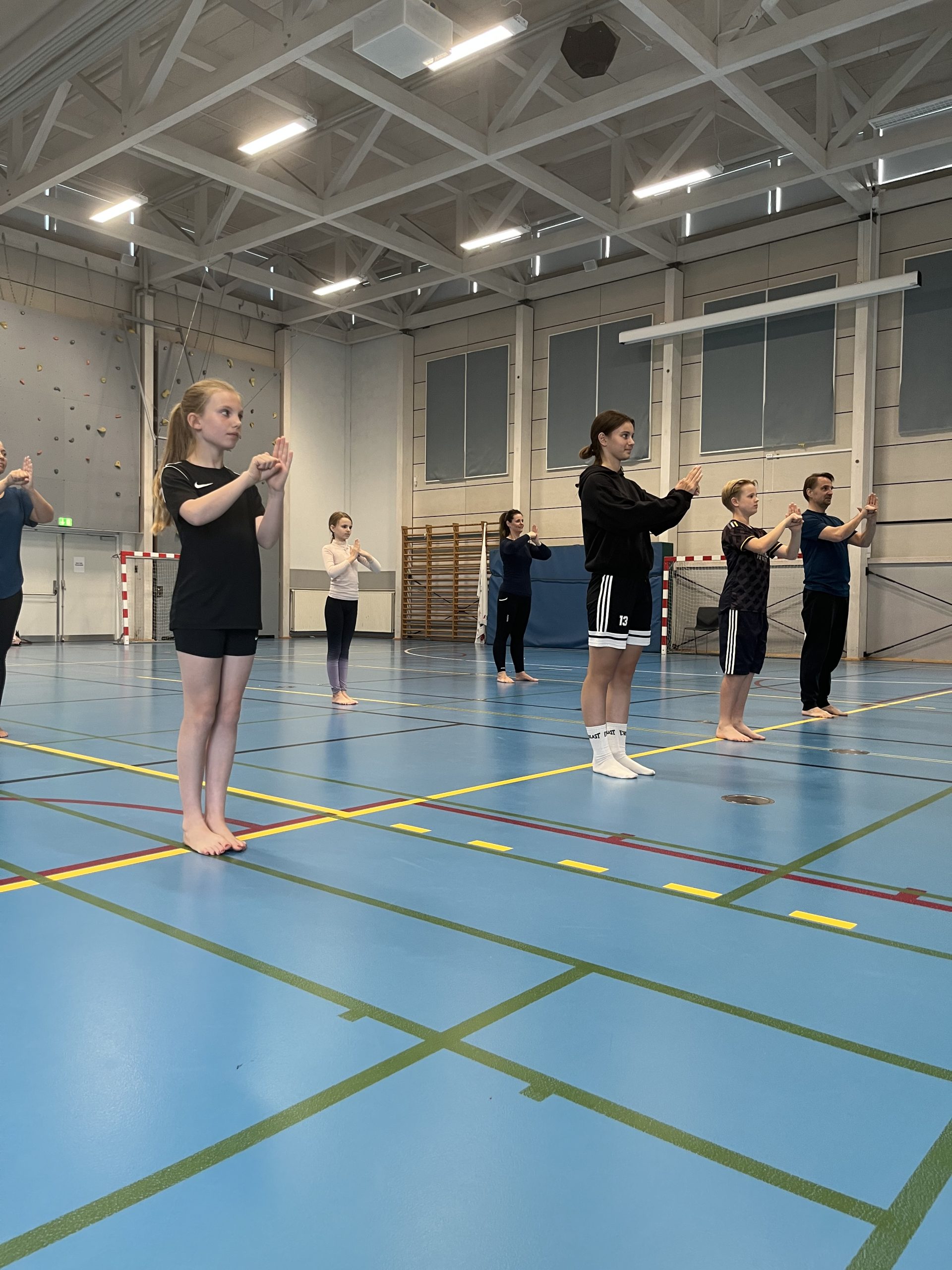 Kung Fu træning med stav